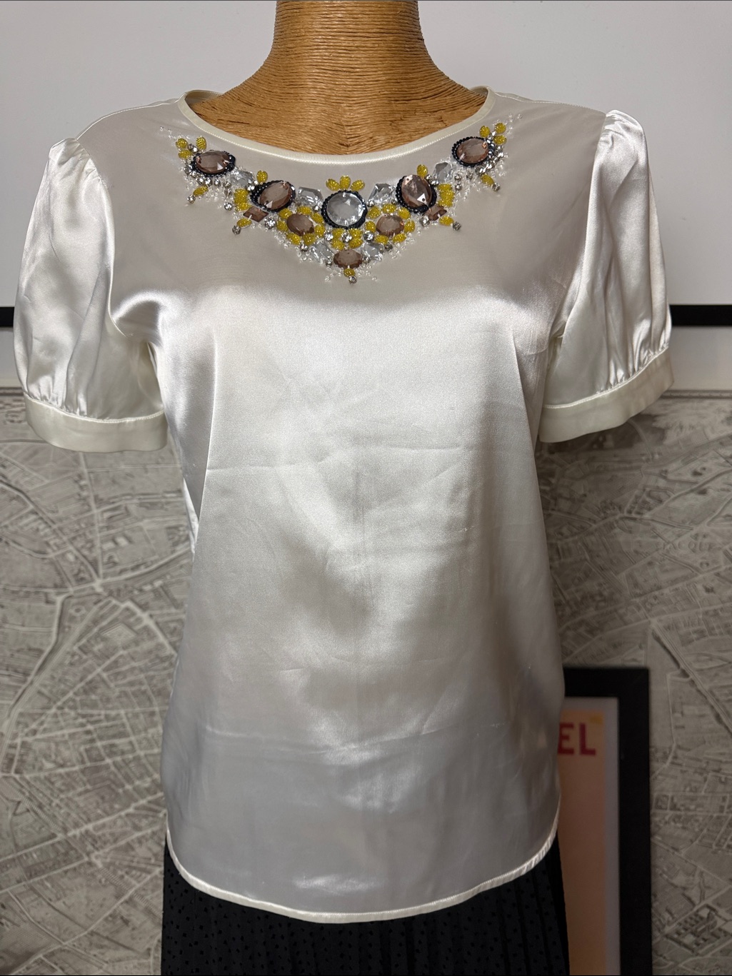 Blugirl Blumarine Short Sleeve Blouse - White